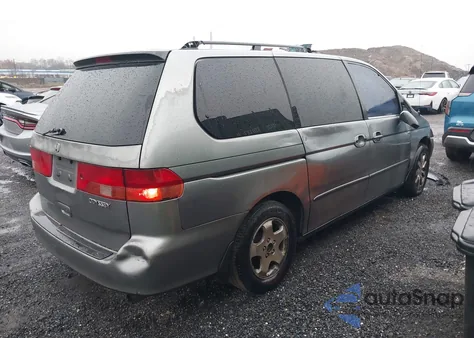 1999 Honda Odyssey Ex z USA, uszkodzony, nr VIN 2HKRL1862XH542758